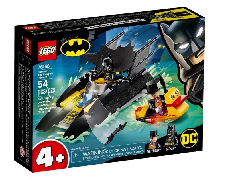 LEGO SUPER HEROES POŚCIG BATŁODZIĄ ZA PINGWINEM 76158 4+