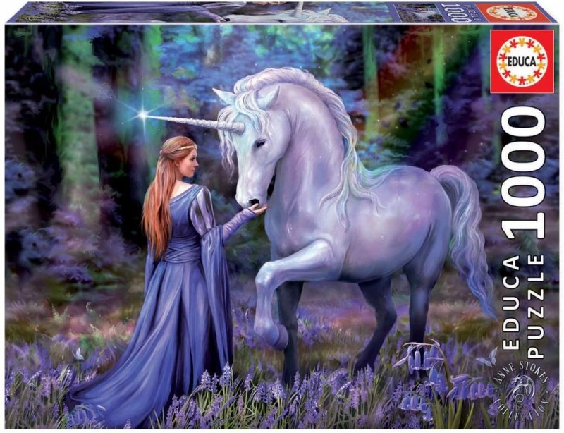 EDUCA 1000 EL. BLUEBELL WOODS ANNE STOKES PUZZLE 12+