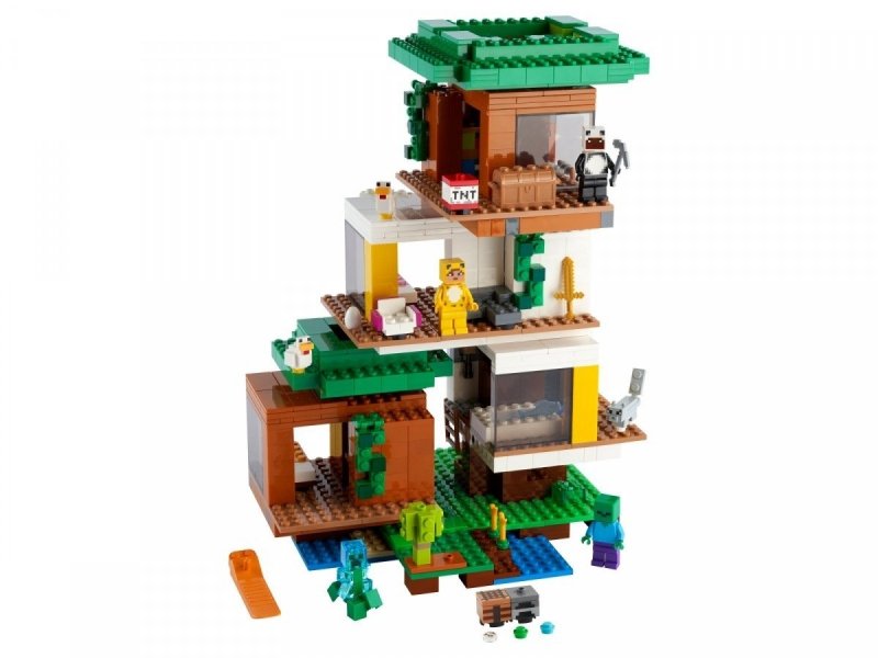 LEGO MINECRAFT NOWOCZESNY DOMEK NA DRZEWIE 21174 9+