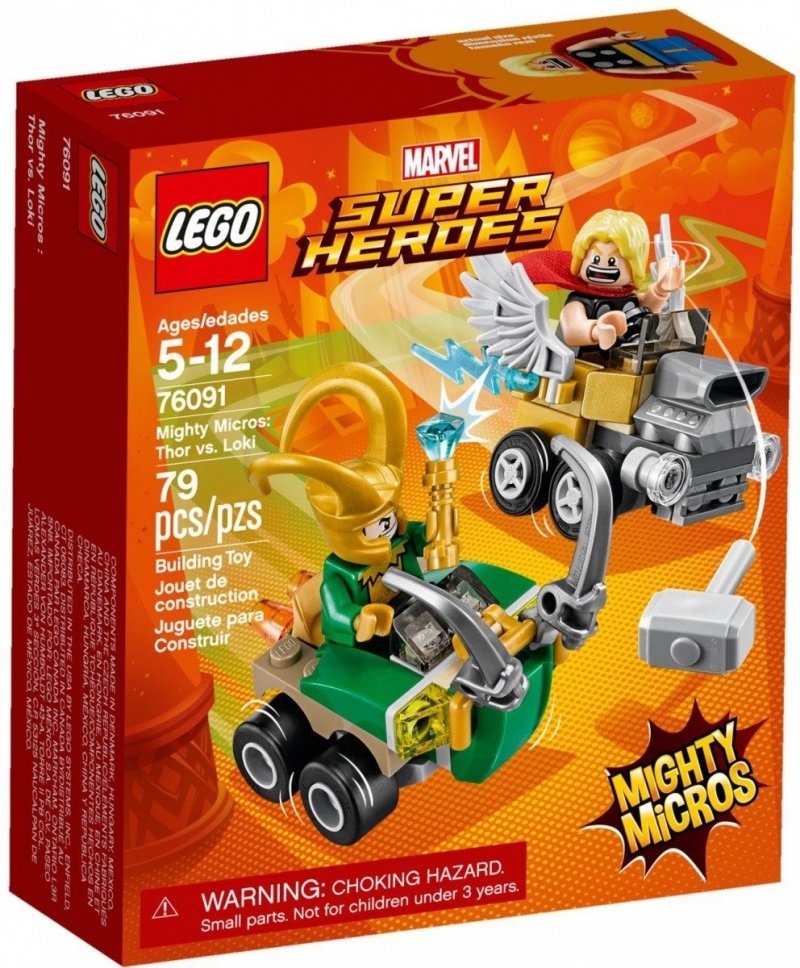 LEGO SUPER HEROES THOR VS. LOKI 76091 5+