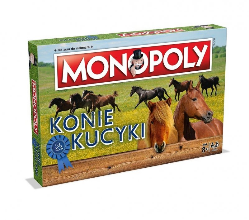 WINNING MOVES GRA MONOPOLY KONIE I KUCYKI 8+