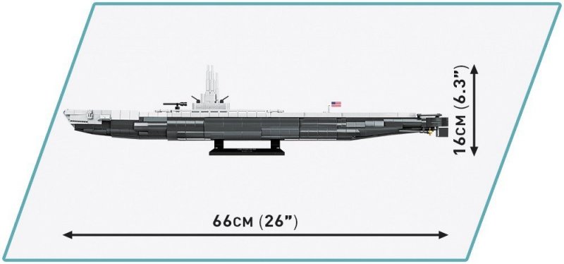 COBI USS TANG SS-306 4831 8+