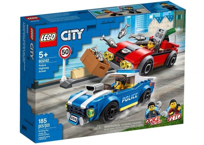 LEGO CITY ARESZTOWANIE NA AUTOSTRADZIE 185EL. 60242 5+
