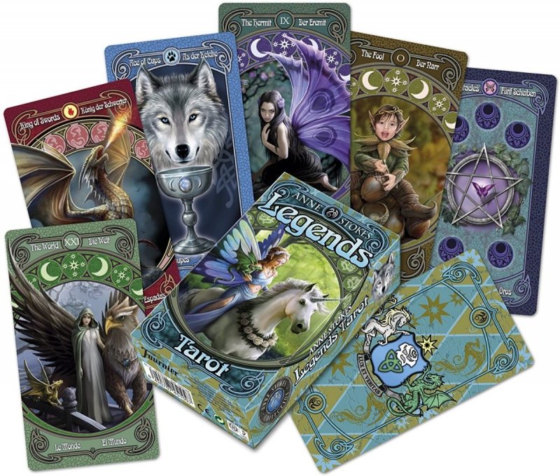 BICYCLE KARTY ANNE STOKES LEGENDS TAROT 6+