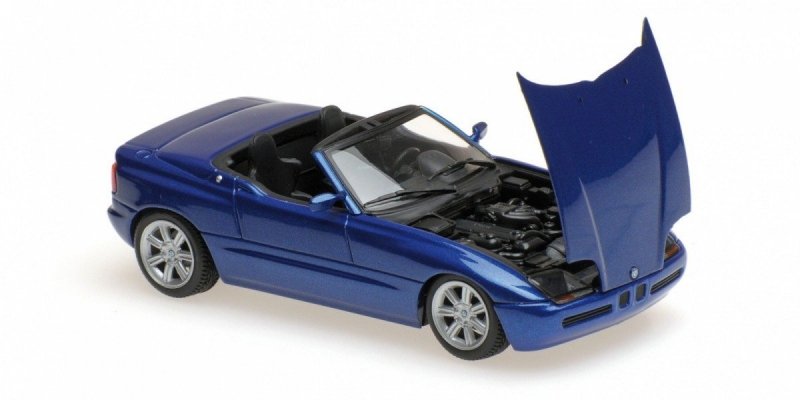 MINICHAMPS BMW Z1 (E30) 1991 (BLUE METALLIC) SKALA 1:43