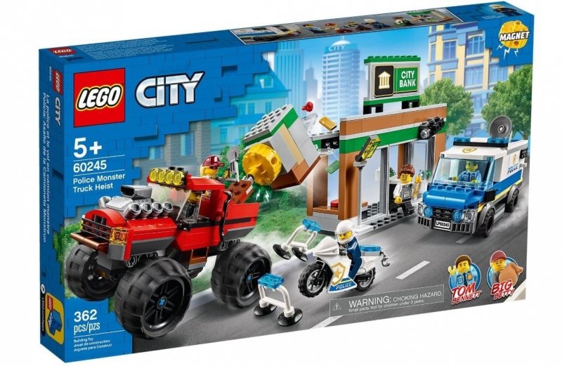 LEGO CITY NAPAD Z MONSTER TRUCKIEM 362EL. 60245 5+