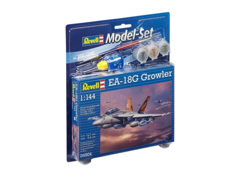 REVELL MODEL SET EA-18G GROWLER SKALA 1:144