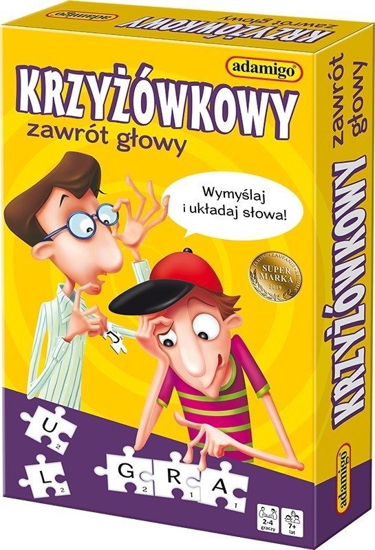 ADAMIGO GRA KRZYŻÓWKOWY ZAWRÓT GŁOWY 7+