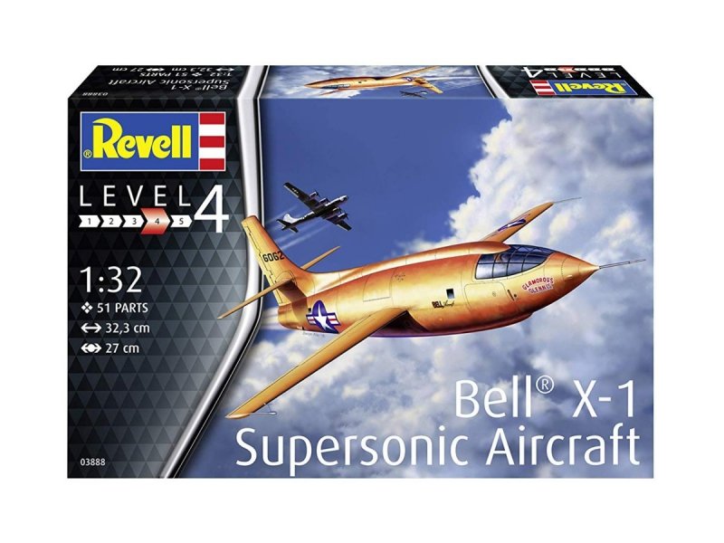 REVELL BELL X-1 (1RST SUPERSONIC) SKALA 1:32