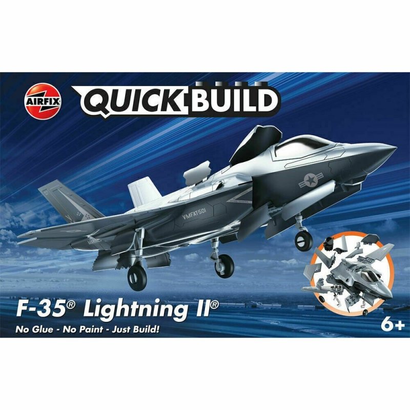 AIRFIX F-35B LIGHTNING II QUICKBUILD J6040 6+