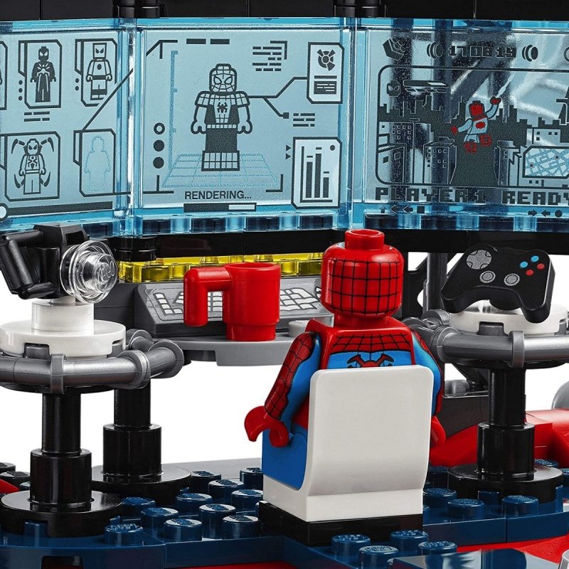 LEGO SUPER HEROES ATAK NA KRYJÓWKĘ SPIDER-MANA 4667EL. 76175 8+