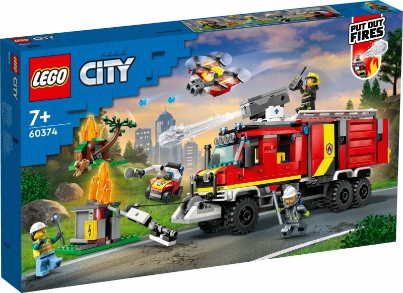 LEGO CITY TERENOWY POJAZD STRAŻY POŻARNEJ 60374 7+