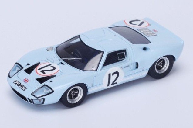 SPARK FORD USA GT40 #12 24H LE MANS 1966 SKALA 1:43