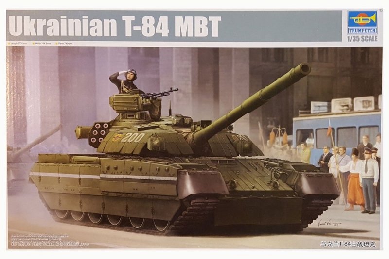 TRUMPETER UKRAINIAN T-84 MBT 09511 SKALA 1:35