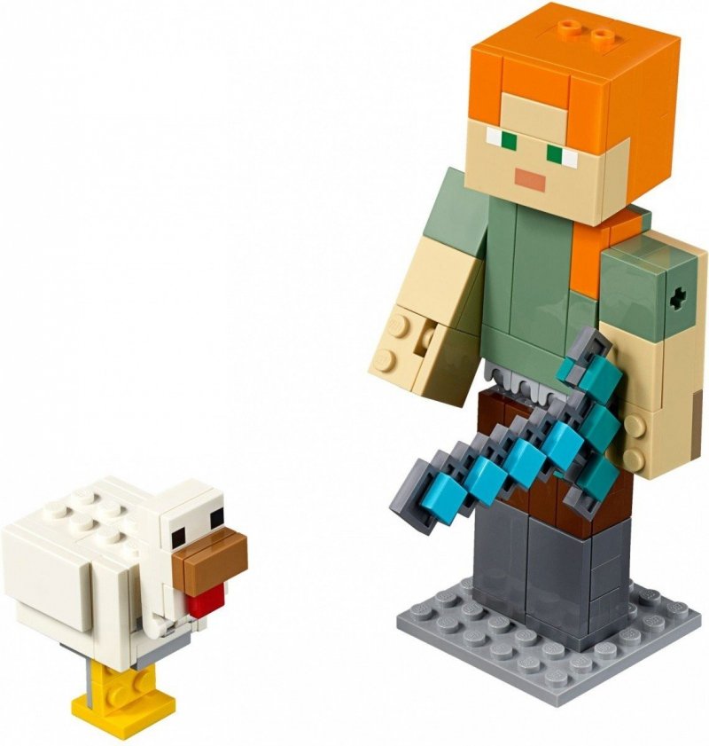 LEGO MINECRAFT BIGFIG - ALEX Z KURCZAKIEM 21149 7+