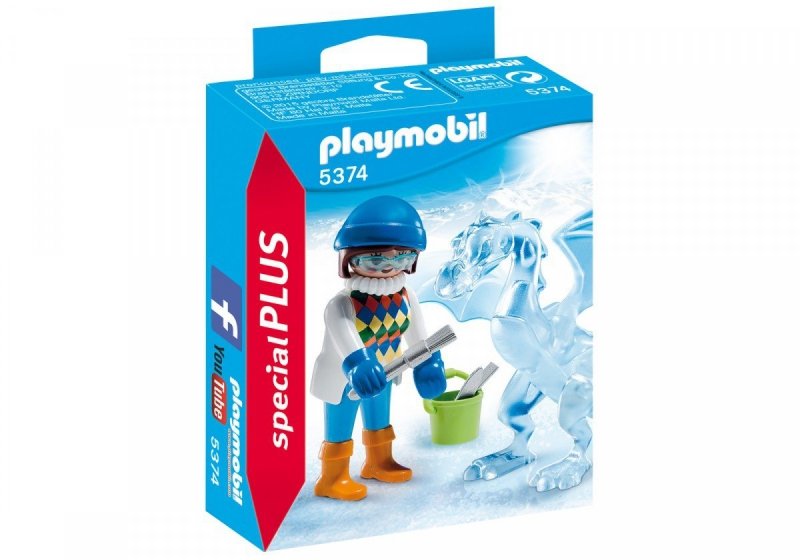 PLAYMOBIL RZEŹBIARKA Z LODOWĄ RZEŹBĄ 5374 4+