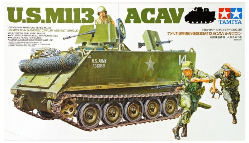 TAMIYA U.S. M113 ACAV 35135 SKALA 1:35