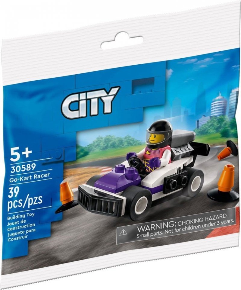 LEGO CITY WYŚCIGOWY GOKART 30589 5+