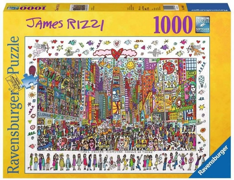 RAVENSBURGER 1000 EL. JAMES RIZZI PUZZLE 14+