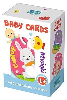 TREFL BABY CARDS KARTY OBRAZKOWE DŹWIĘKI 12M+
