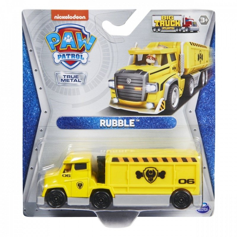 SPIN MASTER  PSI PATROL BIG TRUCK PUPS DIE CAST RUBBLE 3+