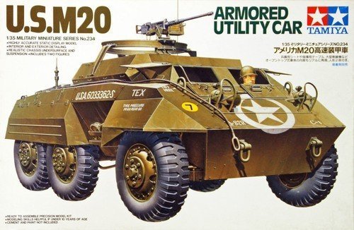 TAMIYA U.S. M20 ARMORED UTILITY CAR 35234 SKALA 1:35