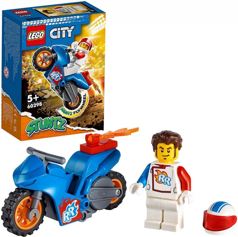 LEGO CITY RAKIETOWY MOTOCYKL KASKADERSKI 60298 5+