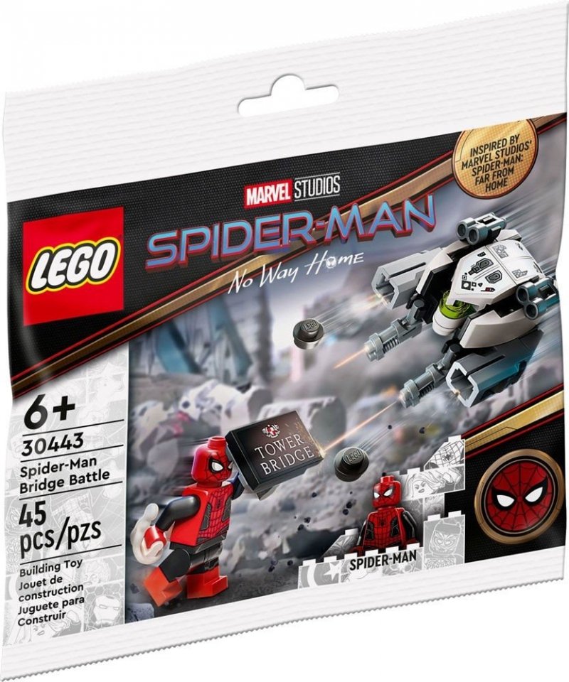 LEGO SUPER HEROES SPIDER-MAN POJEDYNEK NA MOŚCIE 30443 6+