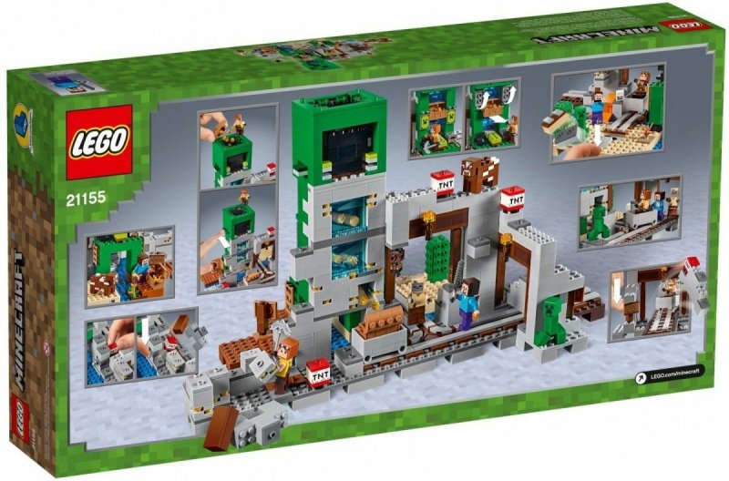 LEGO MINECRAFT KOPALNIA CREEPEROW 21155 8+