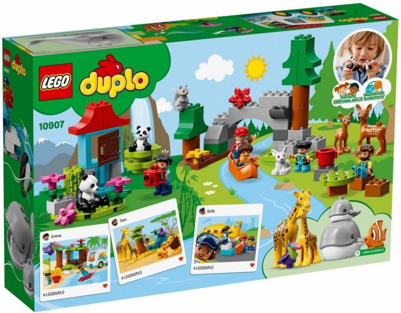 LEGO DUPLO ZWIERZĘTA ŚWIATA 10907 2+