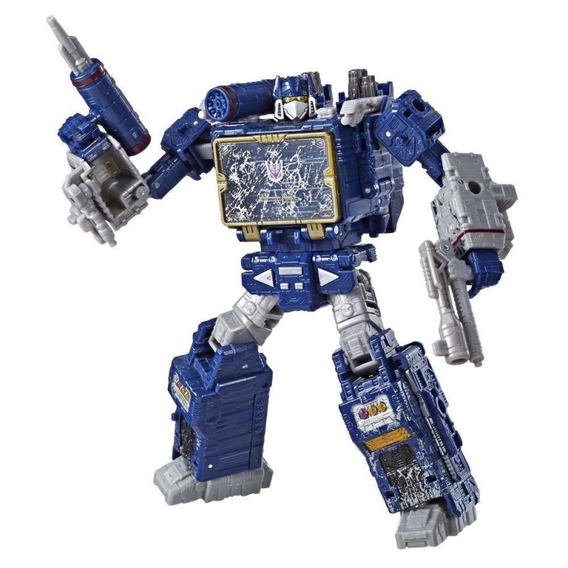 HASBRO TRANSFORMERS GENERATIONS WAR FOR CYBERTRON VOYAGER SOUNDWAVE E3545 8+