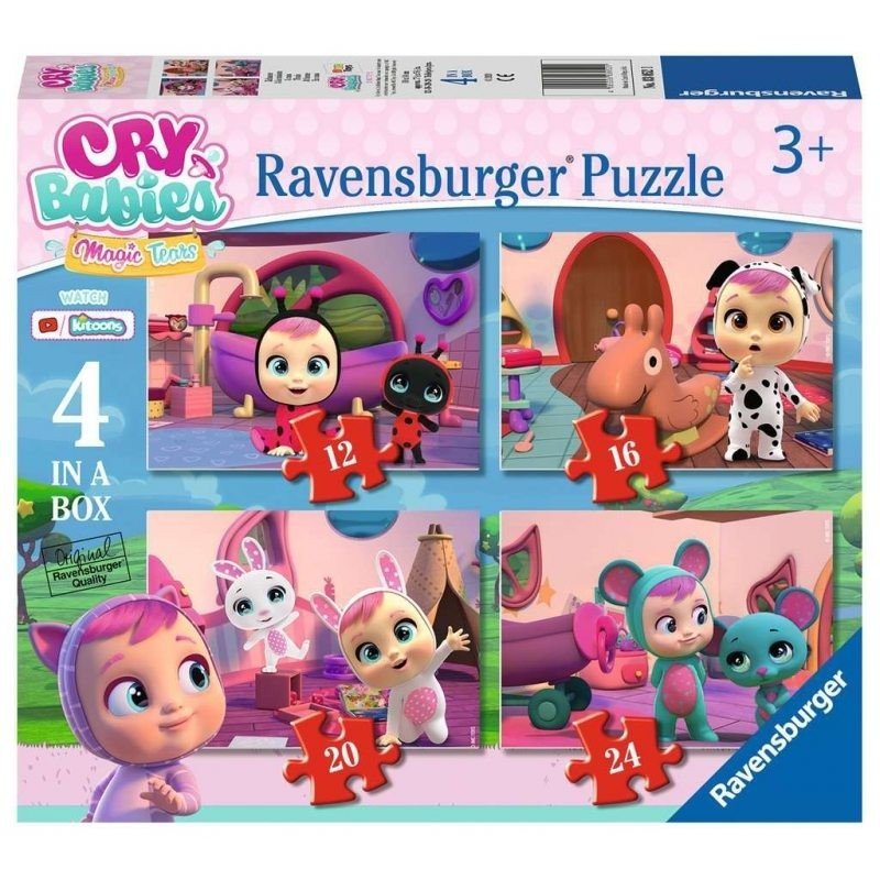 RAVENSBURGER PUZZLE 4W1 CRY BABIES MAGIC TEARS 4+