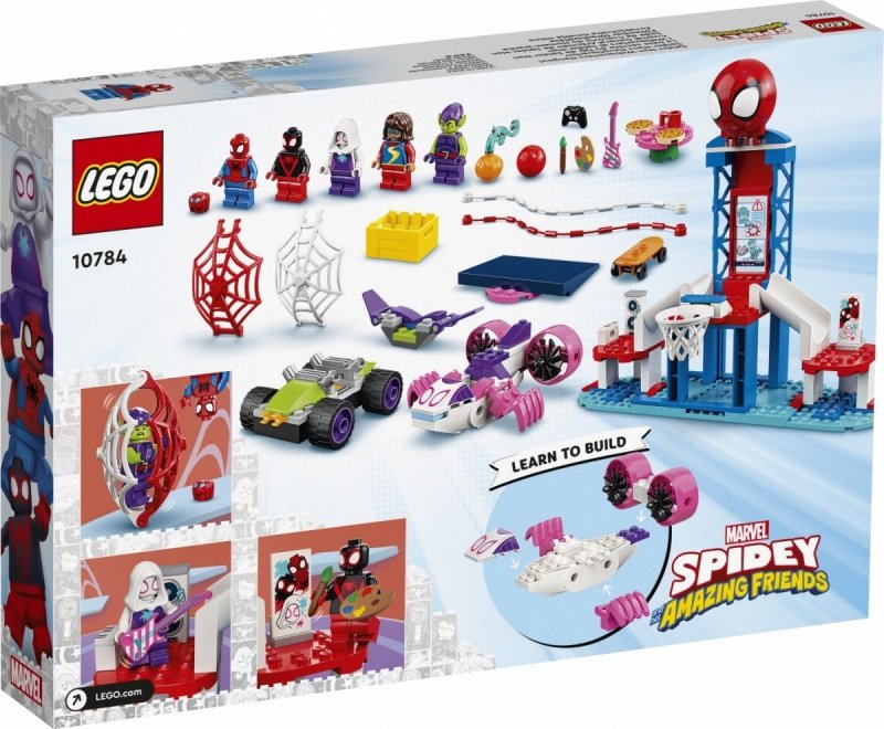 LEGO SUPER HEROES RELAKS W KRYJÓWCE SPIDER-MANA 10784 4+