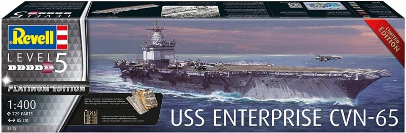 REVELL USS ENTERPRISE CVN-65 05173 SKALA 1:400