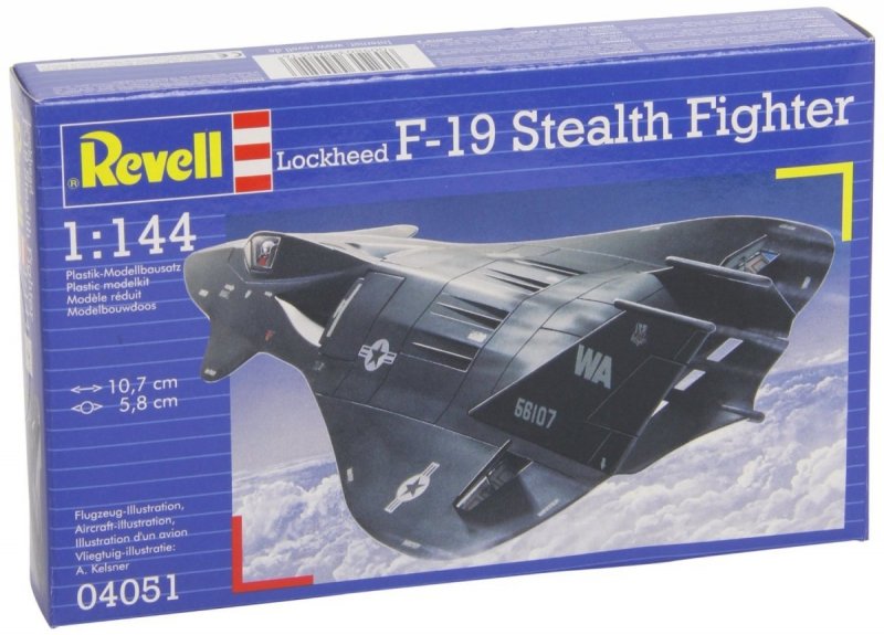 REVELL F-19 STEALTH FIGHTER SKALA 1:144 8+