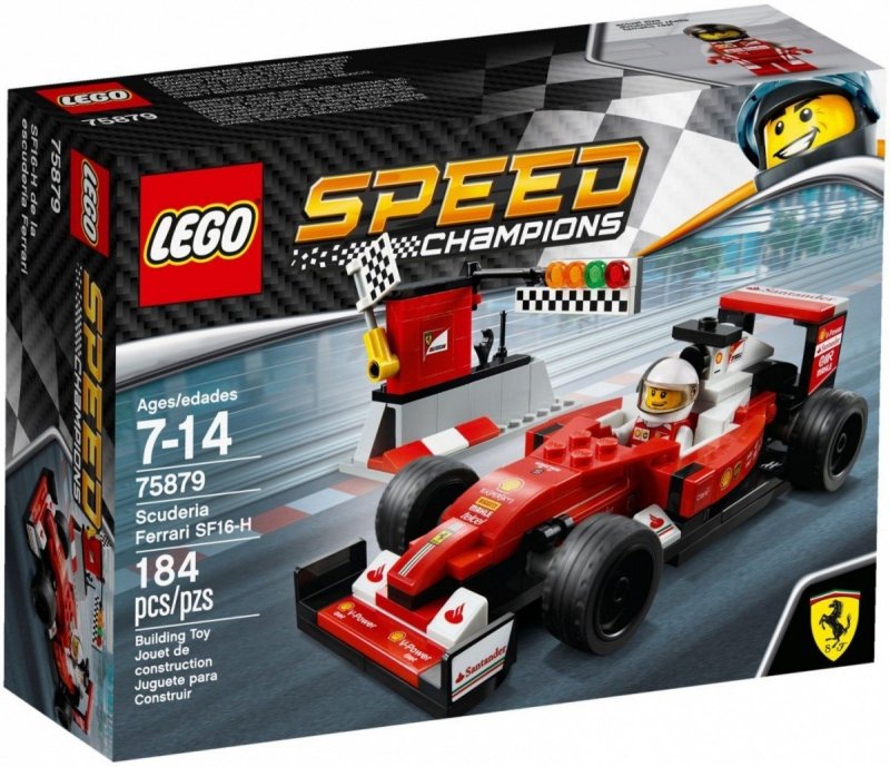 LEGO SPEED CHAMPIONS SCUDERIA FERRARI SF16-H 75879 7+