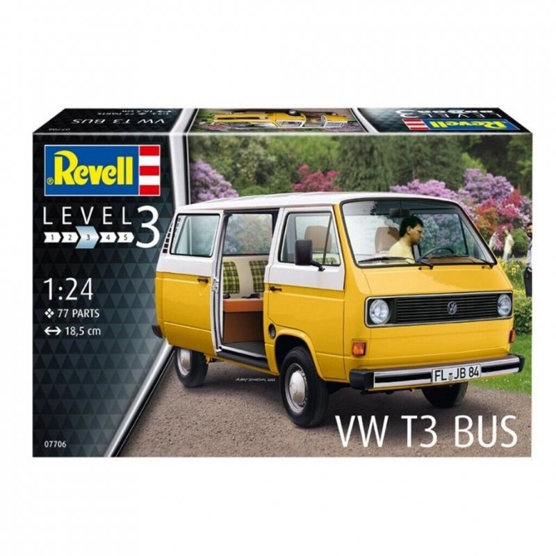 REVELL VW T3 BUS 07706 SKALA 1:24