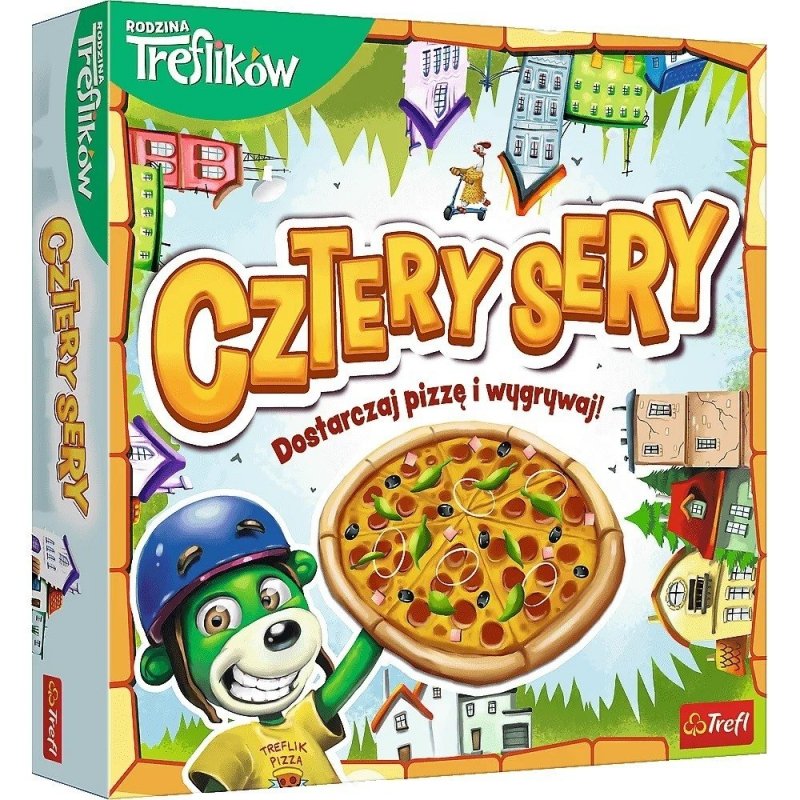 TREFL GRA CZTERY SERY PIZZA TREFLIKI 5+