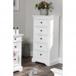 WYSOKA KOMODA Z SZUFLADAMI AURELIA 5 SZ.