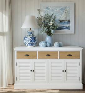 BIAŁA KOMODA FLORENTINA 3SZ.4D.