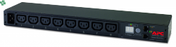 AP7821B Monitorowany moduł dystrybucji zasilania PDU do montażu w szafie, 1U, 16 A, 208/230 V, (8) C13