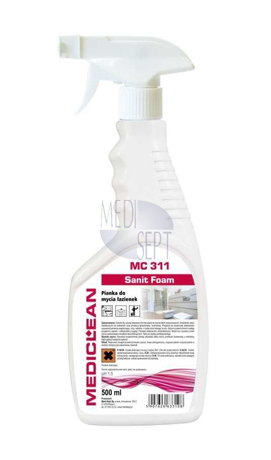 Pianka do Mycia Urządzeń Sanitarnych MC-311 - 500ml, 5l