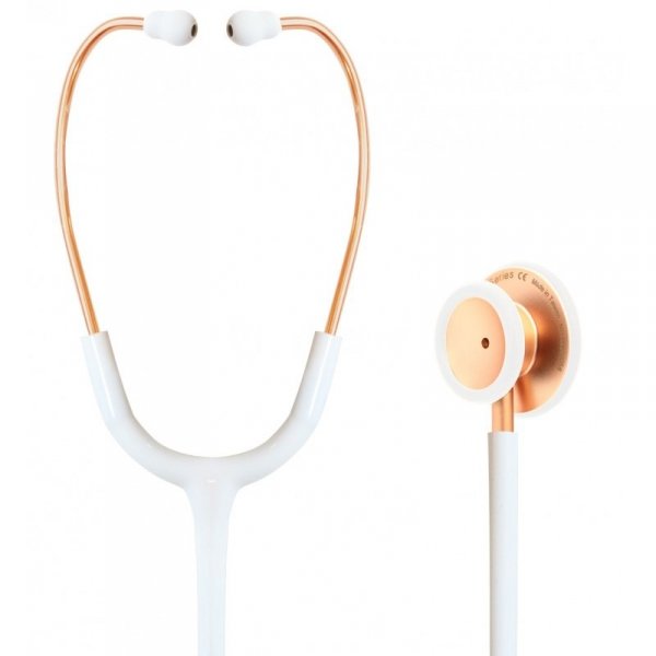Stetoskop Internistyczny Spirit CK-S601PF Rose Gold Satin White