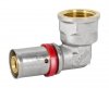 KOLANO MUFOWE ZAPRASOWYWANE PEX ALUPEX FI 25x1 GW DIAMOND FZZ-005.1X25.KOL-D