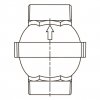 ZAWÓR RÓŻNICOWY ZWROTNY ZR32 5/4 Z KULĄ DN32 11/4 ART.820-32