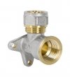 KOLANO KOLANKO NAŚCIENNE WIESZAKOWE PEX ALUPEX SKRĘCANE 16 mm x 1/2'' GW