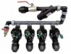 Kolektor Komplet 4 Elektrozawory 100HV Filtr + Sterownik Rain-Bird ESP-RZXe 4 sekcje+ czujnik deszczu + Studzienka Jumbo