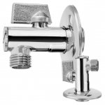 ZAWÓR KĄTOWY ZAWOREK DO UMYWALKI BATERII SPŁUCZKI WC 1/2x3/8 Z FILTREM