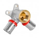 KOLANO ZAPRASOWYWANE ŚCIENNE Z CYRKULACJĄ ALUPEX 16x1/2 GW FZZ-011.1/2X16X16.KOL-PRZ
