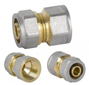 MUFA MUFKA ZŁĄCZKA MUFOWA PEX ALUPEX SKRĘCANA 20 x 1/2'' GW MOSIĄDZ ŻEŃSKA